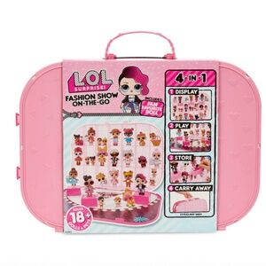 NWT LOL Surprise! Fashion Show On-The-Go Case (Display, Storage, Organizer)
